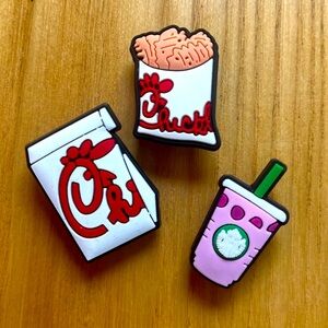 New unused Starbucks Chick-fil-A jibbitz for your Crocs!